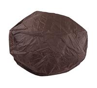 Dpofirs 190 Silver Polyester Taffeta Waterproof Round Hot Tub Cover, (Café) | Housse de spa extérieure avec cordon de serrage, résistante aux intempéries pour la neige, la pluie, la poussière, bonnet