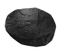 Dpofirs 190 Silver Polyester Taffeta Waterproof Round Hot Tub Cover, | Housse de spa extérieure avec cordon de serrage, résistante aux intempéries pour la neige, la pluie, la poussière, bonnet