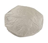 Dpofirs 190 Silver Polyester Taffeta Waterproof Round Hot Tub Cover, | Housse de spa extérieure avec cordon de serrage, résistante aux intempéries pour la neige, la pluie, la poussière, bonnet