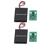 Dpofirs 2 Ensemble Panneau de Contrôle Solaire, Haute Efficacité de