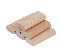 Dpofirs 50 PCS Hêtre Cheville Bloc de Bois pour Assemblage de Meubles | Bloc d\'insertion en bois, cheville rectangulaire 10x24x50MM, conception plate, pour projets d\'ébénisterie et d\'encadrement