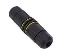 Dpofirs Boîte de Jonction électrique 3 Pôles, Connecteur de Câble M20 à 3 Broches, pour Câble D’alimentation Extérieur 0,14-0,39in, pour Raccordement Extérieur