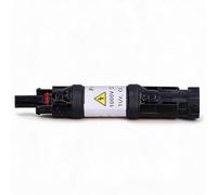Dpofirs Connecteur de Fil Solaire à Diode, Connecteur PV étanche 30 A avec Fusible en Ligne et Protection Contre Le Tonnerre pour Systèmes de Panneaux Solaires, Connexion Rapide