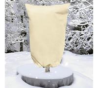 Dpofirs Couvertures de Plantes d'hiver, Couvertures Contre Le Gel des Plantes avec Cordon de Fermeture éclair pour Arbres en Pot d'extérieur, Arbustes, Paquet de 2 80x100cm