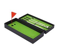 Dpofirs Mini Jeu de Bureau Box Green Driving Range avec Crayons de Balles | Ensemble de stylos Putter de Club de , stylos à bille avec drapeau, pour cadeau de décoration de bureau, de de bureau