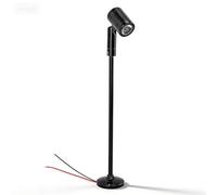 Dpofirs Mini Spot, Mini Spot LED Lampe d'armoire Spotlight Vitrine Affichage Lumières Intérieur Photo Lumières Art Lumières pour Peinture Plantes Bijoux Vitrine (Lumière chaude)
