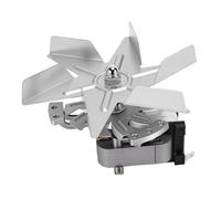 Dpofirs Moteur de Ventilateur de Four de Séchage, Ensemble Moteur de Ventilateur à Convection de Four avec 6 Pales en Aluminium, Puissance de 30 à 50 W, Pression d'air Maximale de 450 Pa, pour le