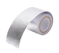 Dpofirs Ruban de Protection Thermique en Feuille d'aluminium, Ruban Adhésif Haute Température 5 Cm X 5 M, Isolation Thermique étanche, avec Adhésif Puissant pour Prise de Câblage de Pare-feu de