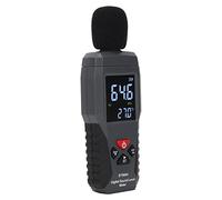 Dpofirs Sonomètre 30-130dB, Testeur de Bruit Numérique avec Enregistreur | Compteur DB portable avec maintien des données, maintien /min, pour usine, bureau, maison, école, chantier de construction