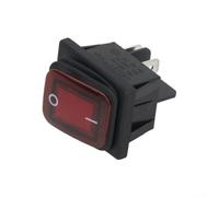 DPST Interrupteur à bascule lumineux 20 A 250 VAC étanche IP67 LED rouge 30 x 22 mm Ouverture du panneau Connexion rapide