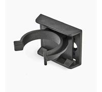 DQ-PP Clip de Fixation pour Plinthe avec Cache, 150 mm, Noir, Plastique - Socle de Cuisine avec Profil