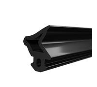DQ-PP Joint de fenêtre - Noir - 100 m - S-1110 - Pour fenêtre PVC DECEUNICK - Joint en caoutchouc - Joint d’étanchéité en plastique pour fenêtre - Joint de profil de porte et fenêtre