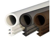 DQ-PP JOINT DE TUYAU - brun - 1 mètre - en caoutchouc TPE - STD-03 - Diamètre du tuyau : 8 mm - Largeur de rainure : 3 mm - Joint de porte en caoutchouc pour cadre de porte, joint de profil d