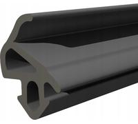 DQ-PP Joints de fenêtre | Noir | 10 mètres | S-1559 Aluplast | PVC fenêtre | Joints en caoutchouc Bande d'étanchéité | Joints de fenêtre en plastique