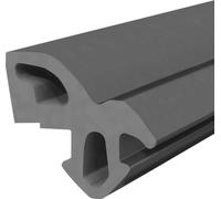 DQ-PP Joints de fenêtre | Noir | 100 mètres | S-1560 Aluplast | PVC fenêtre | Joints en caoutchouc Bande d'étanchéité | Joints de fenêtre en plastique