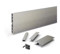 DQ-PP Plinthe Inox 1,5 m - Cache de 100 mm en Plastique - Socle pour Cuisine Encastrable