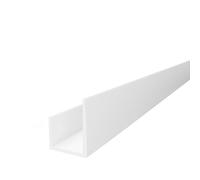 DQ-PP Profil de recouvrement des plaques de plâtre - Dimensions : 66 x 22 mm - Longueur : 50 m (25 x 2 m) - Couleur : blanc - Matériau : PVC - Protection des bords pour plaques de plâtre de 12,5 mm