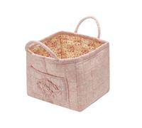 Dqsgiqe Panier de rangement en tissu,Organiseur de rangement bohème,Grand panier de shopping avec anses - pour bureau, chambre, pièce, auto, extérieur, voyage, shopping, couches, vêtements,