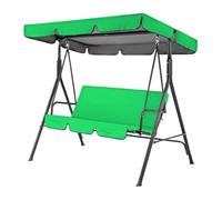 DQZRTUECA Ensemble de Remplacement d'auvent et de Housse de siège for balançoire de Patio(Green,77 * 49 * 5.9in)