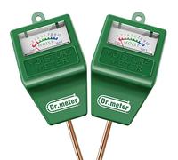 Dr.meter Testeur Humidité Plantes, 2PCS Testeur de Sol Humidimètre de Sol Hygrometre Plante pour Jardin, Ferme, Plantes à Gazon Intérieur et Extérieur (Aucune Batterie Nécessaire)