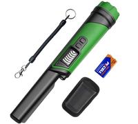 DR.ÖTEK Pinpointer Détecteur de Métaux, IP68 Entièrement Étanche, Portable Pin Pointer avec Écran LCD, Novatrice De Suppression des Interférences, Sensibilité Plus Élevée, 3 Modes D'alerte, Vert