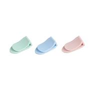 Dr. Oetker 1027 Rétro Lot de 20 Mini Sachet Clip d'24 x 12 mm, Plastique, Rose/Vert/Bleu, 2, 4 X 1, 2 x 0, 5 cm, 20 unités