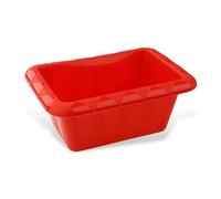 Dr. Oetker 1248 Petit moule à cake silicone, moule à gâteau, moule à cake, moule à brioche, moule en silicone, moule à pain de mie, mini moule, Silicone, Rouge, 18 x 13 x 8,5 cm