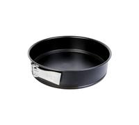 Dr. Oetker 1435 Moule à manqué, Moule à charnière, Moule à manqué à charnière, Moule à gâteau, Moule rond, Moule pâtisserie, Acier inoxydable, Noir, 26 x 6,5 cm