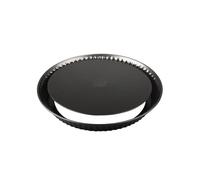 Dr. Oetker 1443 Moule tarte à fond amovible, moule à tarte 26 cm, plat à tarte fond amovible 26 cm, moule a tarte, plat a tarte, moule quiche, Acier, 28 x 4 cm