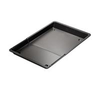 Dr Oetker 1458, Plaque extensible, Plat four, Plat de cuisson, Plaque à pâtisserie, Plaque réglable, Acier, Noir, 36,5 à 52 x 33 x 3 cm
