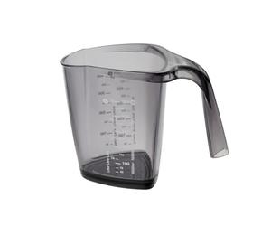 Dr Oetker 1488 Verre doseur 500 ml, Verre mesureur, Verre doseur pâtisserie, Verre gradué, Plastique, Gris, 500 ml