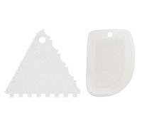 Dr. Oetker 1664 Peigne à gâteau + Spatule à pâtisserie Plastique PP