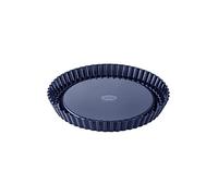 Dr Oetker 2370 Moule à Tarte, Moule à Gâteau, Moule à Gâteau Rond, Tôle d'Acier Emaillée, Bleu Nuit, 28 x 3,5 cm, 11.22 x 12.01 x 1.77 inches