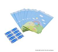 Dr. Oetker 2957 Lot de 16 sachets pour biscuits, sachets pour cookie, biscuits sablés, Sacs de fête en papier Peppa Pig, papier, coloré, 22 x 13 cm