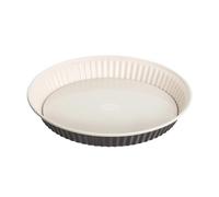 Dr. Oetker 4522 Moule à tarte, moule à quiche, email avec fond amovible, plat à tarte sans PFAS 28 cm de diamètre