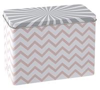 Dr. Oetker 4611 Boîte Rangement Rétro, tôle, Multicolore, Blanc 18, 2 x 13, 8 x 7, 5 cm