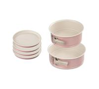 Set de 2 moules à manqué et moules pour layer cake - DR OETKER - Rétro - 18 et 20 cm
