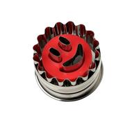 Dr. Oetker Emporte-Pièce Linzer avec Poussoir 5 cm | Biscuits linzer fourrés, Découpe nette au poussoir, Inox 5 x 4 cm, Lave vaisselle, Dr Oetker Noël