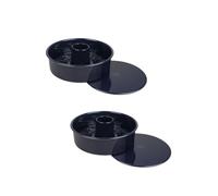 Lot de 2 moules à manqué 26/26 cm en acier Dr Oetker Back-Liebe