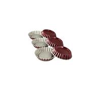 Dr.Oetker 1701 Lot de 6 moules à tartelettes, mini moule à tarte, moule à tarte, moule tartelettes, moule à gâteaux, Acier, 10 cm
