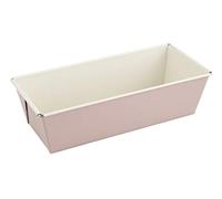Dr. Oetker Moule à Cake 25 cm, Moule à gâteau Royal de la série Modern Baking - Design rétro avec revêtement antiadhésif de qualité supérieure renforcé en céramique Bicolore (Couleur : Rose/crème),