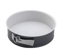 Dr. Oetker Moule à charnière Ø 26 cm Exclusif, moule à gâteau avec fond plat résistant aux coupures et aux rayures avec revêtement en émail, moule à gâteau rond avec anneau en tôle d'acier (couleur :