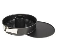 Dr. Oetker Moule à charnière classique avec fond plat et tube Ø 26 cm - En tôle d'acier de qualité supérieure avec revêtement antiadhésif sans PFAS - Résistance à la chaleur jusqu'à 230 °C - Fabriqué