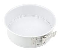 Dr. Oetker Moule à charnière - White Christmas Baking - Moule à charnière avec revêtement antiadhésif et design hivernal - Environ 20 cm x 6,5 cm et 1400 ml