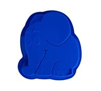 Dr. Oetker Moule à gâteau en silicone - L'adorable éléphant de l'émission avec la souris comme une charmante création de pâtisserie - Passe au lave-vaisselle - Avec propriétés antiadhésives - 18,5 x