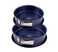 Dr. Oetker Set de moules à charnière Back Liebe 26 et 28 cm Bleu