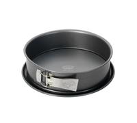 Dr. Oetker Moule à Manqué à Charnière en Acier Antiadhésif 28 cm | Cuisson régulière, Fond amovible pratique, Acier 28 cm, Charnière ronde, Four 230°C