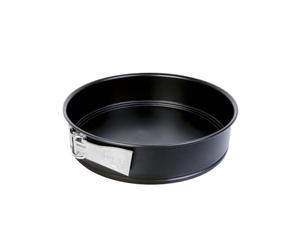 Dr. Oetker Moule à manqué avec charnière acier Antiadhésif 28 cm | Démoulage facile, Charnière pratique, Acier robuste, Format 28 cm, Cuisson 230°C, Gâteau rond, Inox