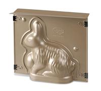 Dr. Oetker Moule Lapin 3D Pâques en Acier antiadhésif 21,5 cm | Pâques en relief, Forme lapin 3D, Acier 21,5 x 19 x 5,7 cm, Revêtement antiadhésif, Four 230°C