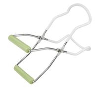 Dr Oetker 3229 Pince à Bocaux, Bocaux en verre, Stérilisation bocaux, Pince bocal, Acier inoxydable, Revêtement PVC, Plastique, Argent, Vert, Blanc, 22 cm x 8 cm x 3,5 cm